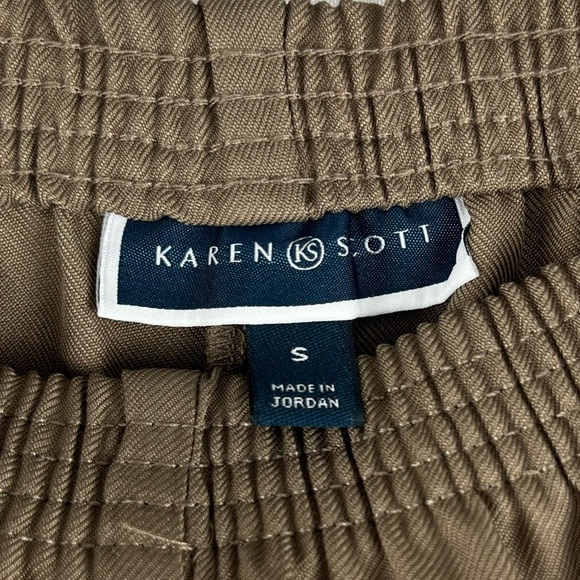 Karen Scott Womens Taupe Comfort Waist Casual Pants Size Small - Picture 6 of 10